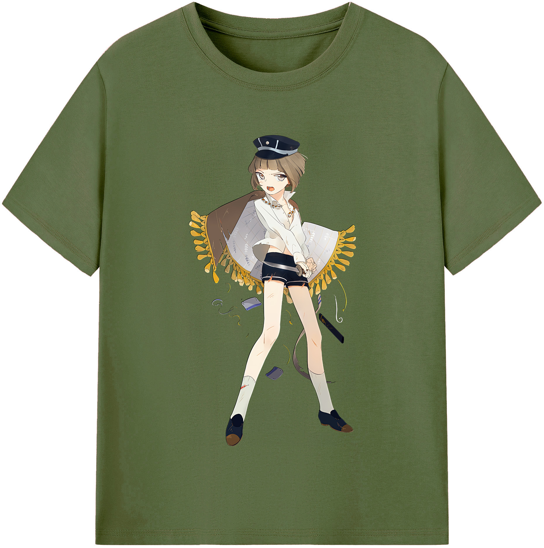 （画像用） 刀剣乱舞 Touken Ranbu 綿100％半袖Tシャツ（フロントプリント）